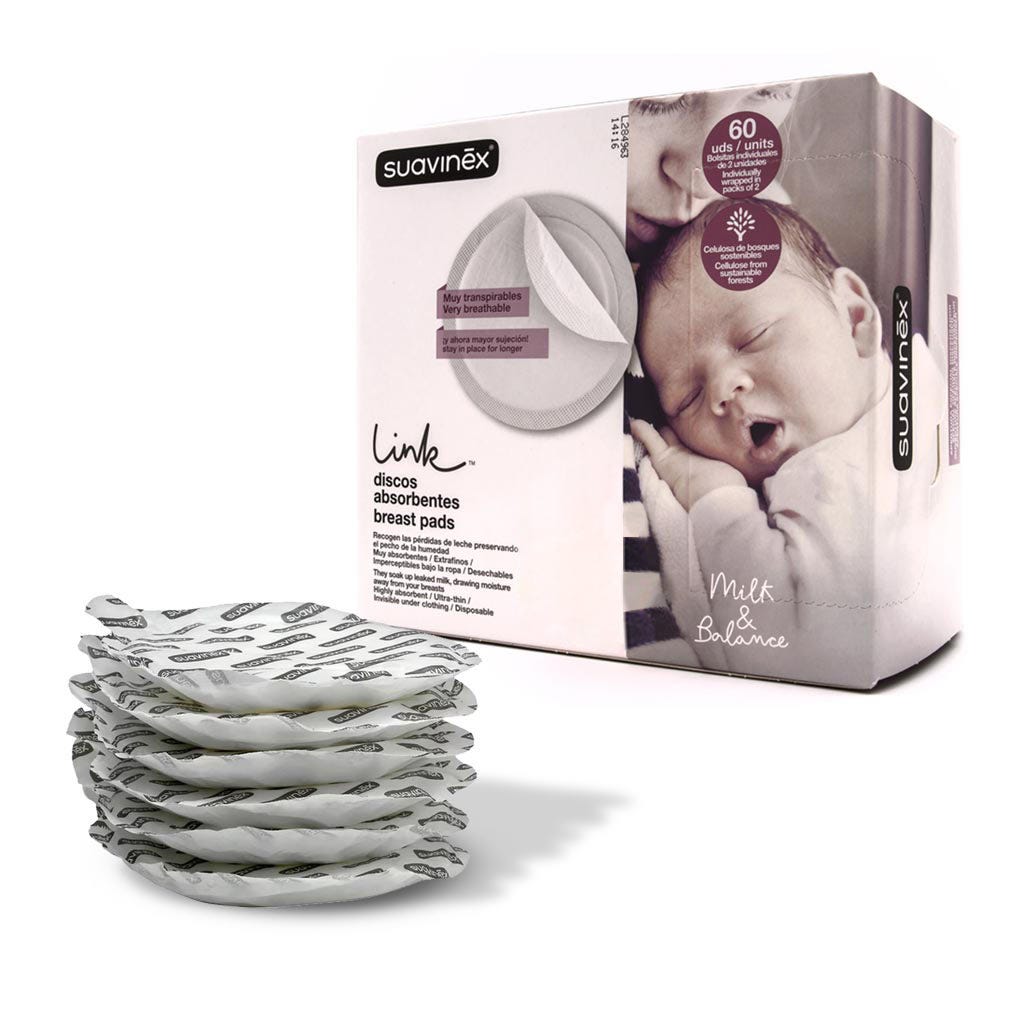 DISCOS ABSORBENTES PROTECTORES DE SENOS 60UDS