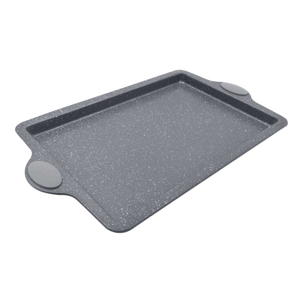 Bandeja Rectangular Gris 49X30X3Cm