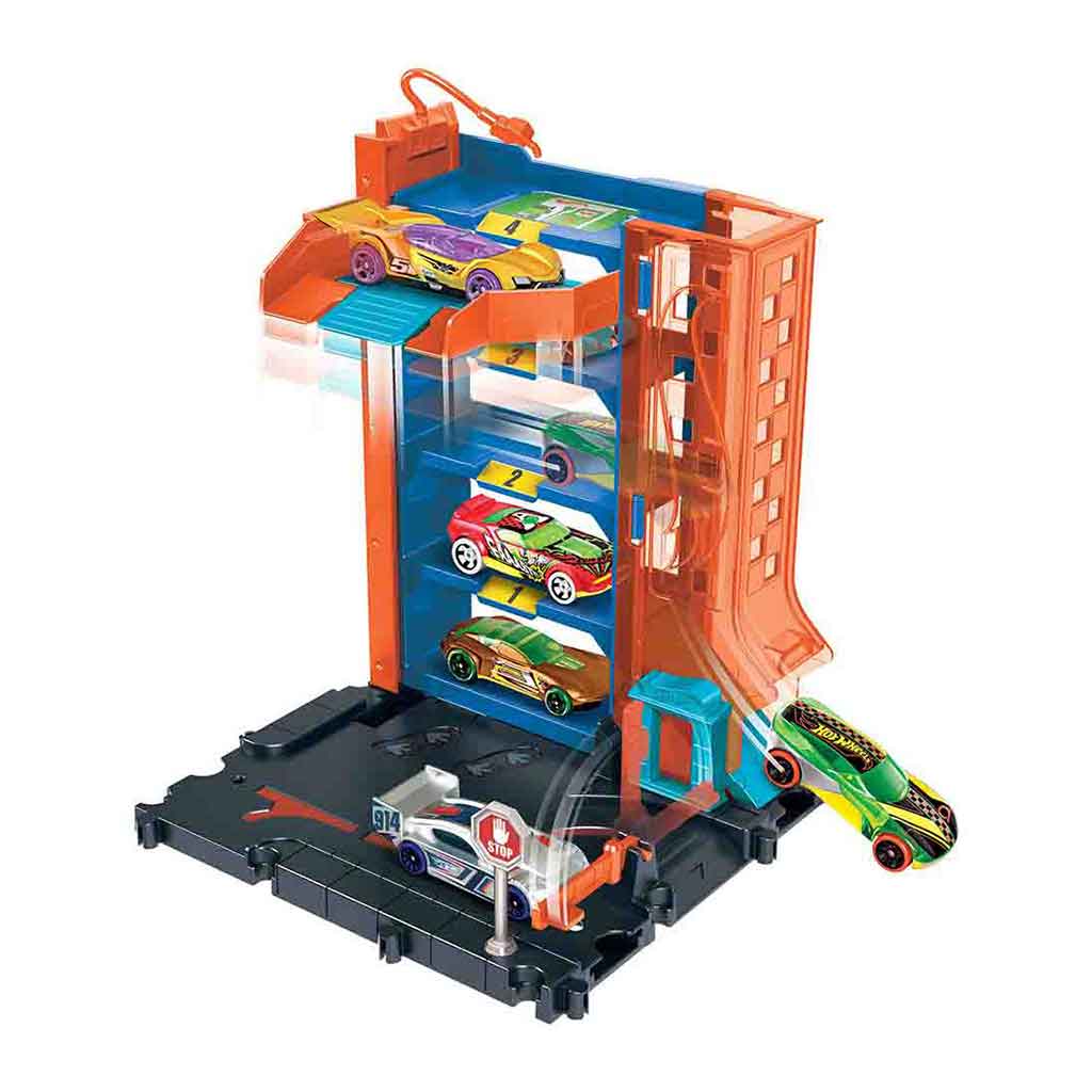 Hot Wheels City Estacionamiento para Coches