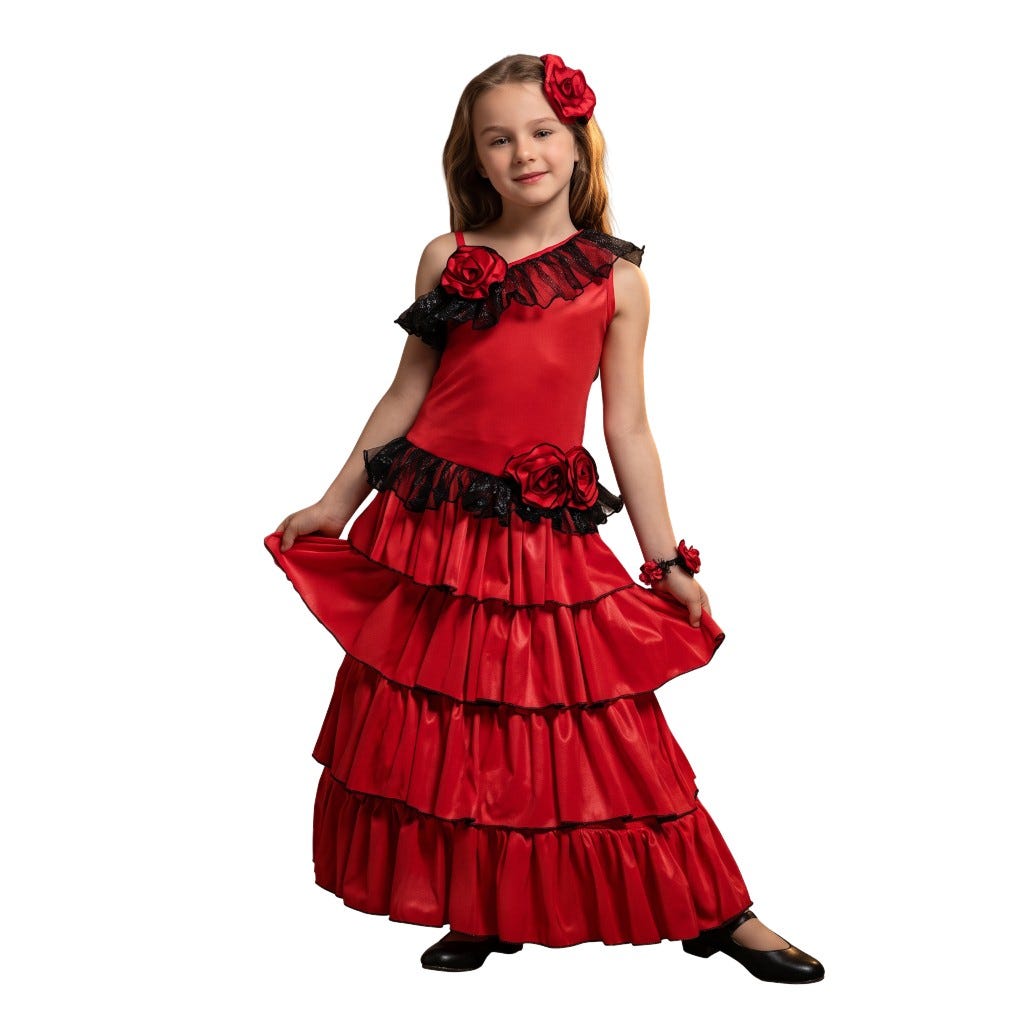 Disfraz Infantil Bailarina De Flamenco