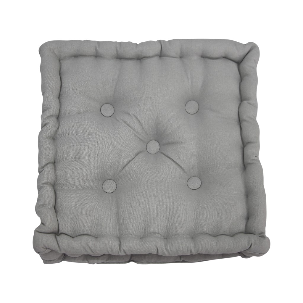 Cojín Para Piso Gris 40X40X8Cm