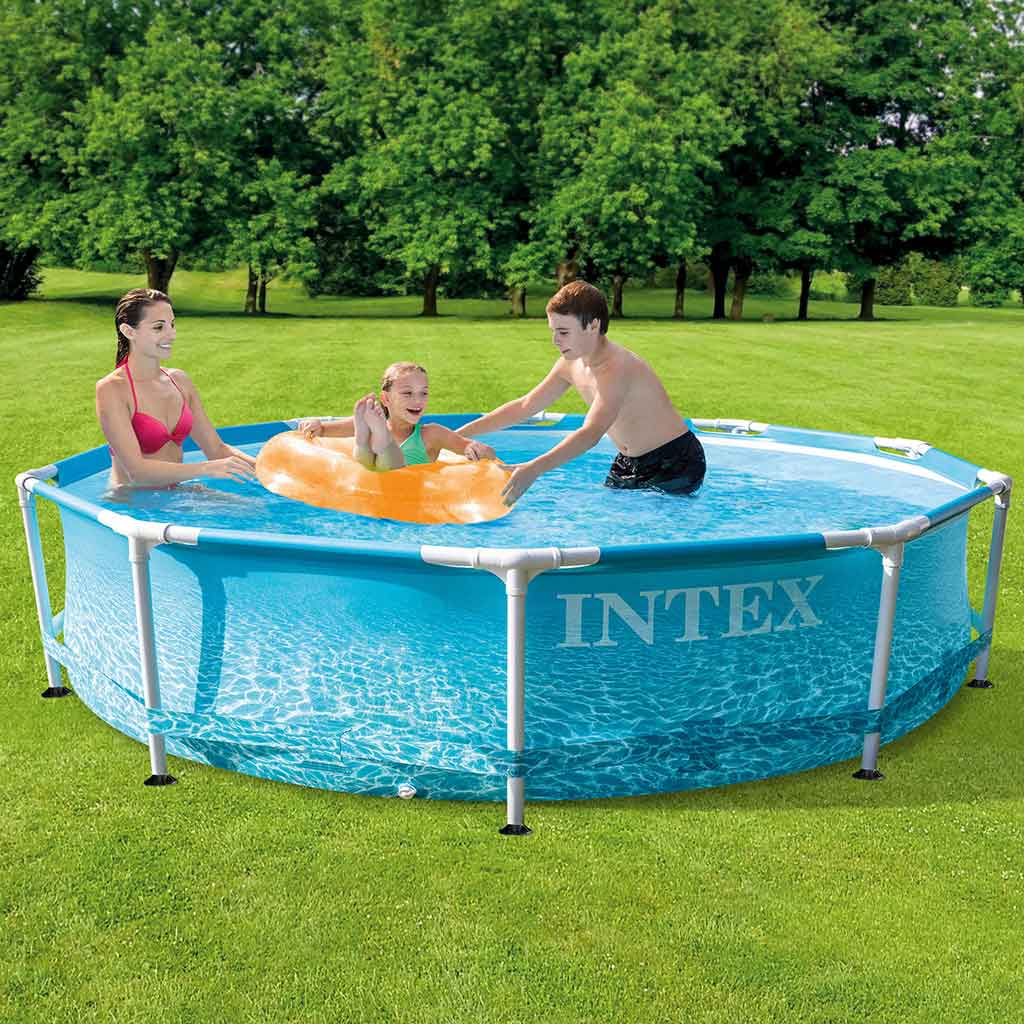 Piscina Con Marco De Metal 10x30 Pul 6+