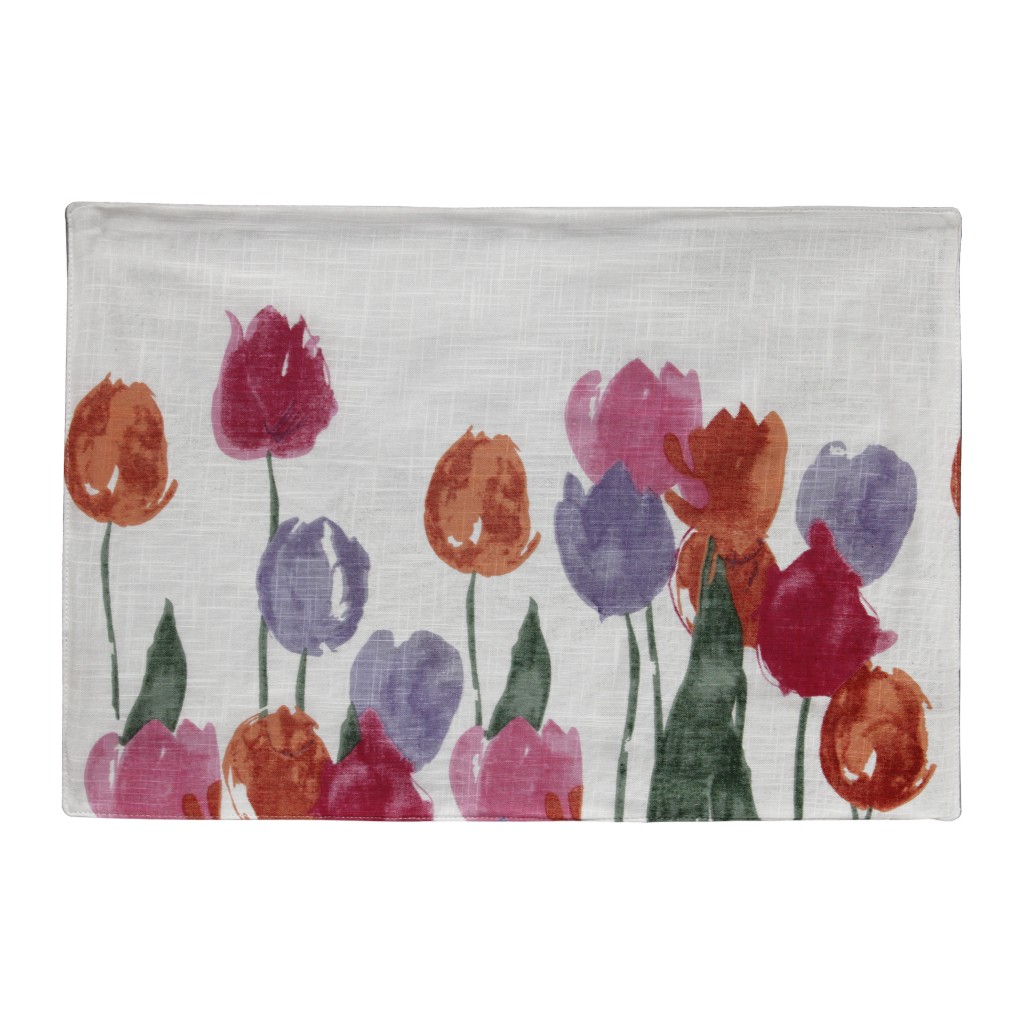 Individual Estampado De Flores 33x48cm