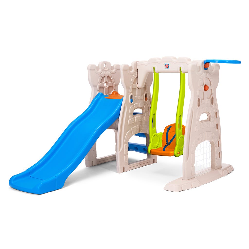 Tobogán y columpio Grow'n Up Scramble Play Center