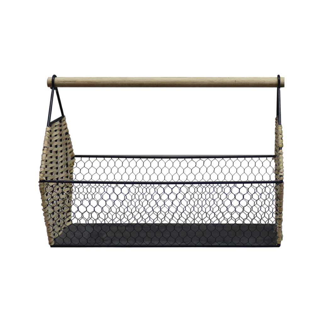 Cesta Decorativa de Hierro 