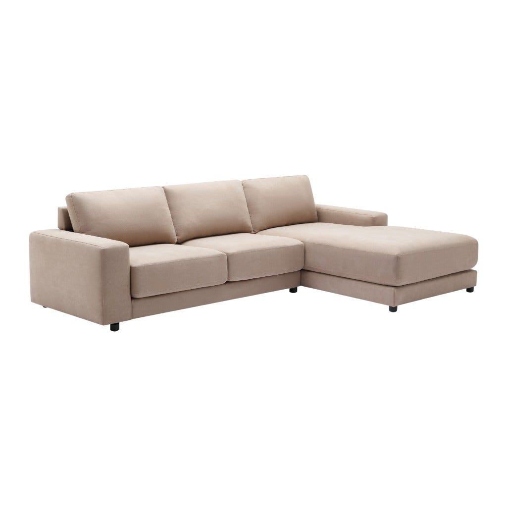 Sof&aacute; Esquinero Modular Derecho Beige Oracle 294X180X82Cm