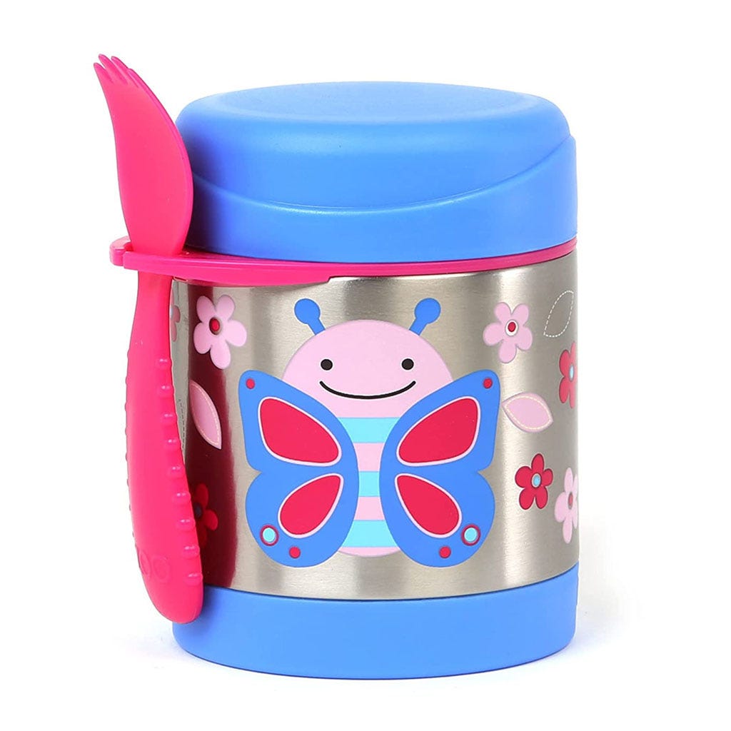 Frasco De Comida Con Diseño De Mariposa