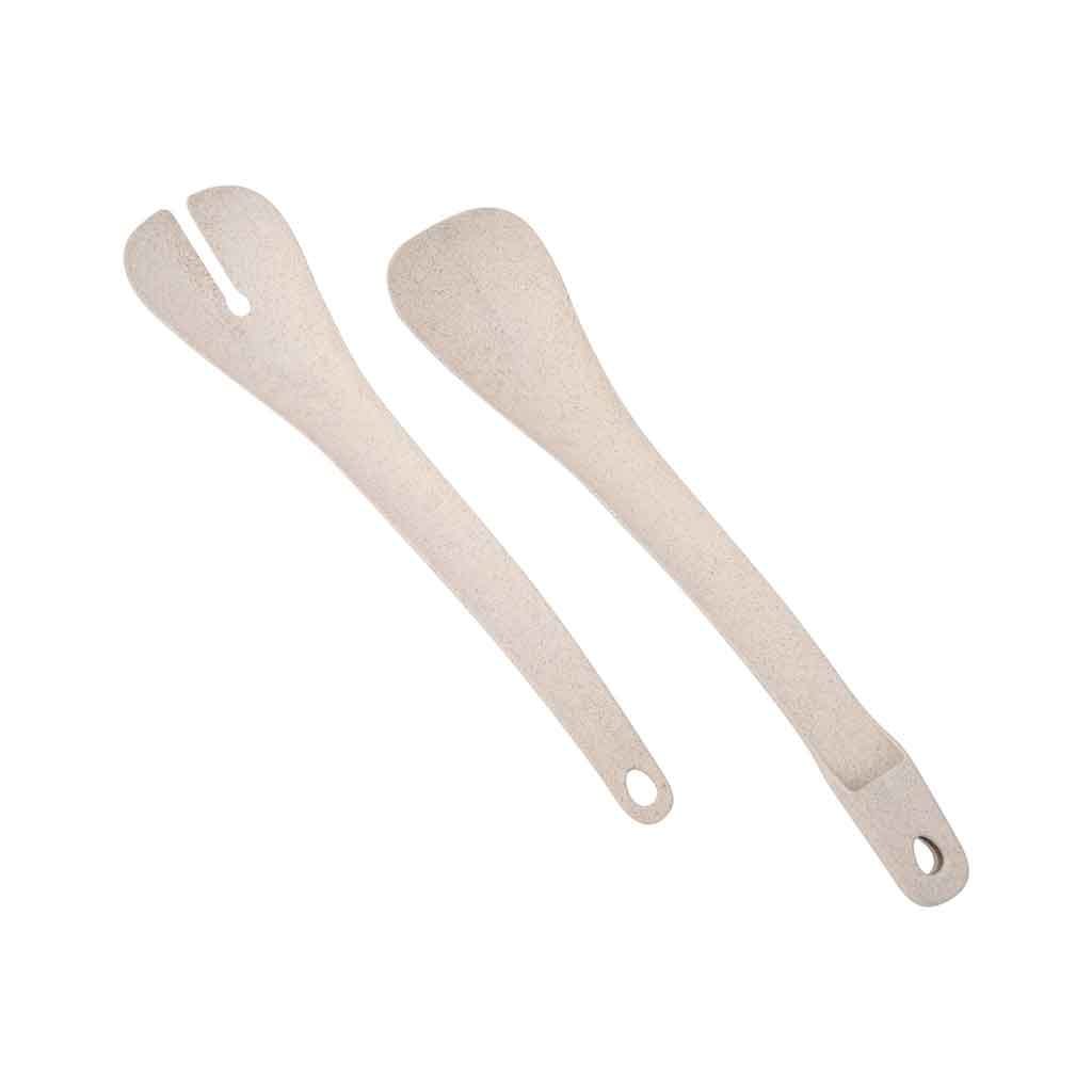 Utensilios Para Ensaladas Beige De 2Pcs