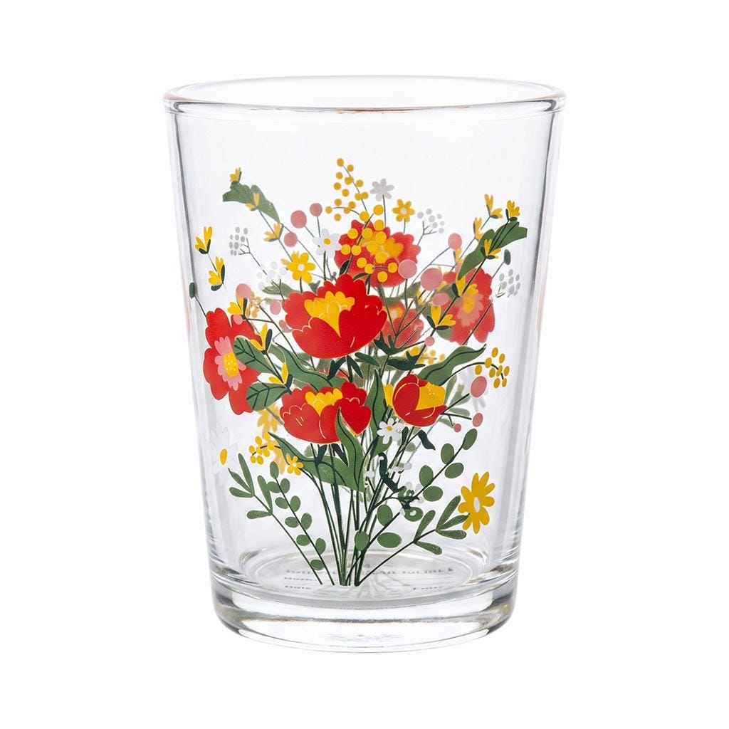 Vaso Estampado De Flores 510 Ml