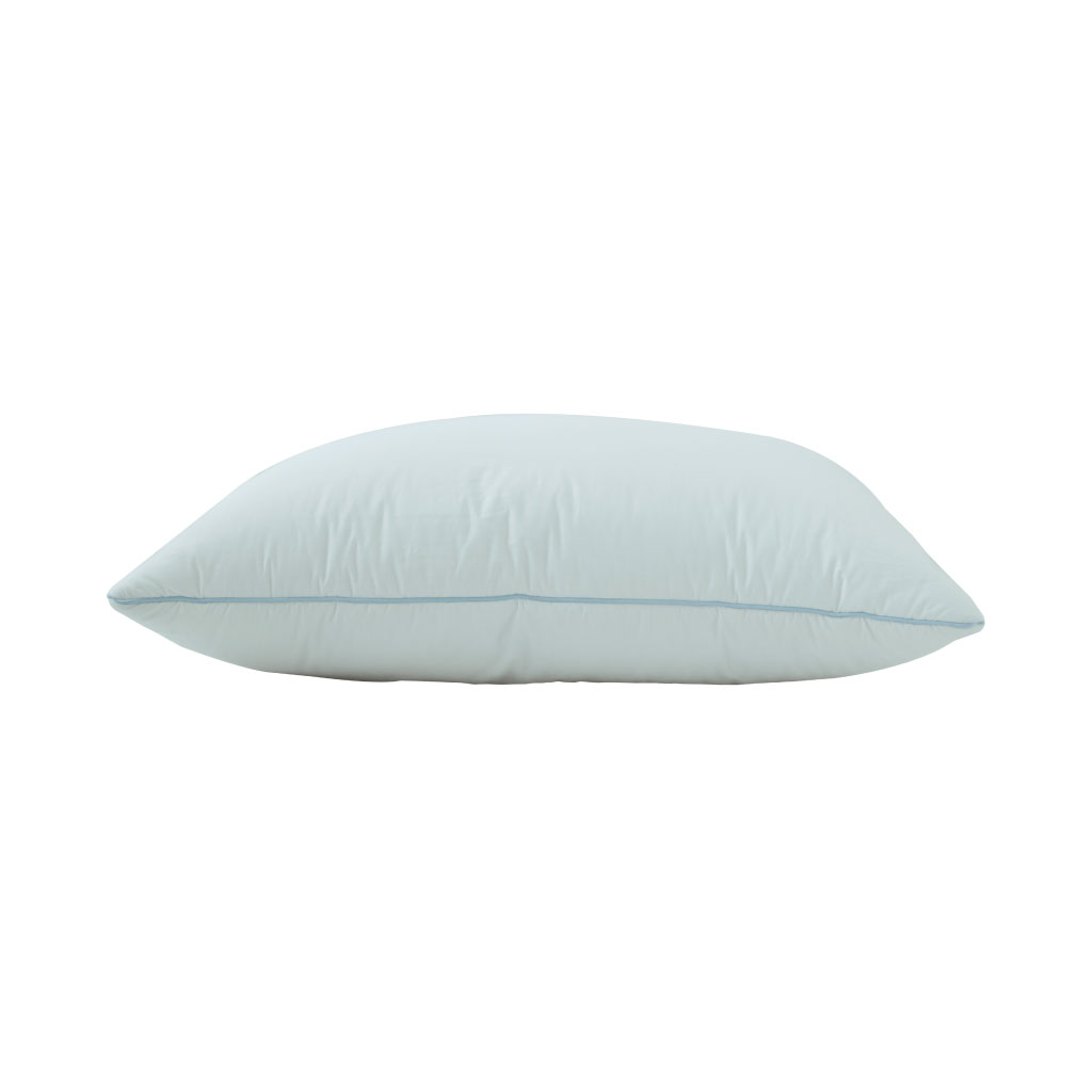 Almohada blanca estándar de foam con cubierta de algodón